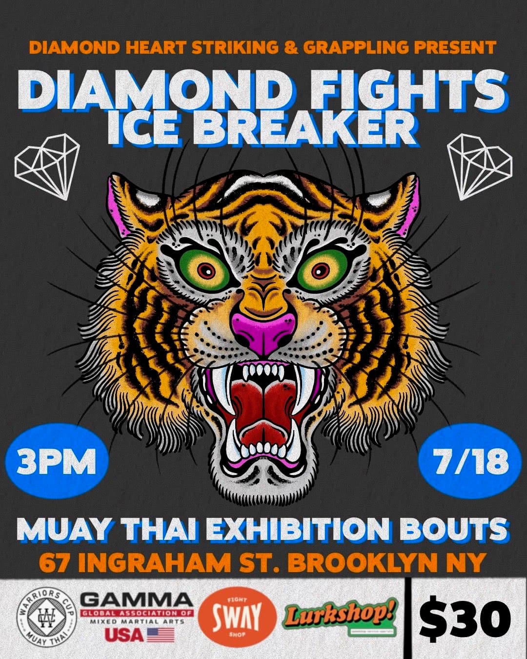 Diamond Fights Ice Breaker Muay Thai Exhibition Bouts - July 18, 2026