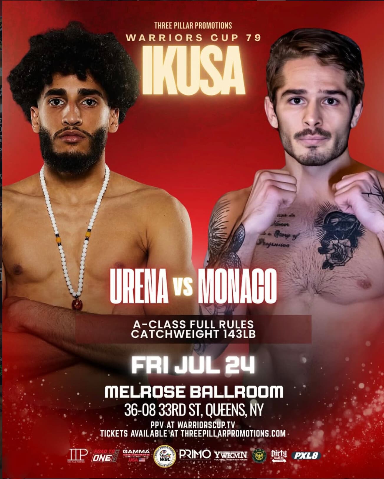 Urena vs Alex Monaco — Warriors Cup 79