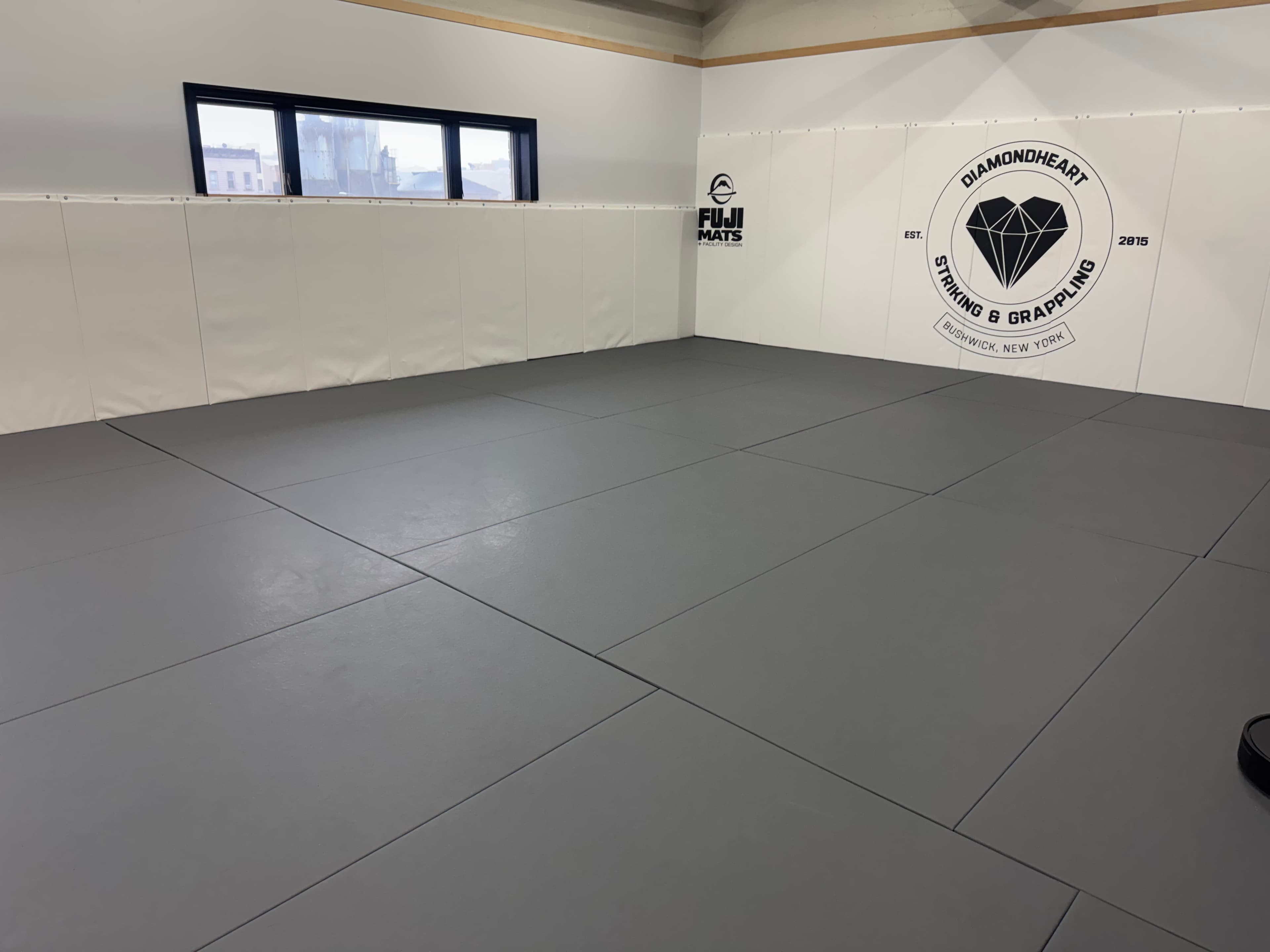 BJJ mat space at Diamondheart Brooklyn