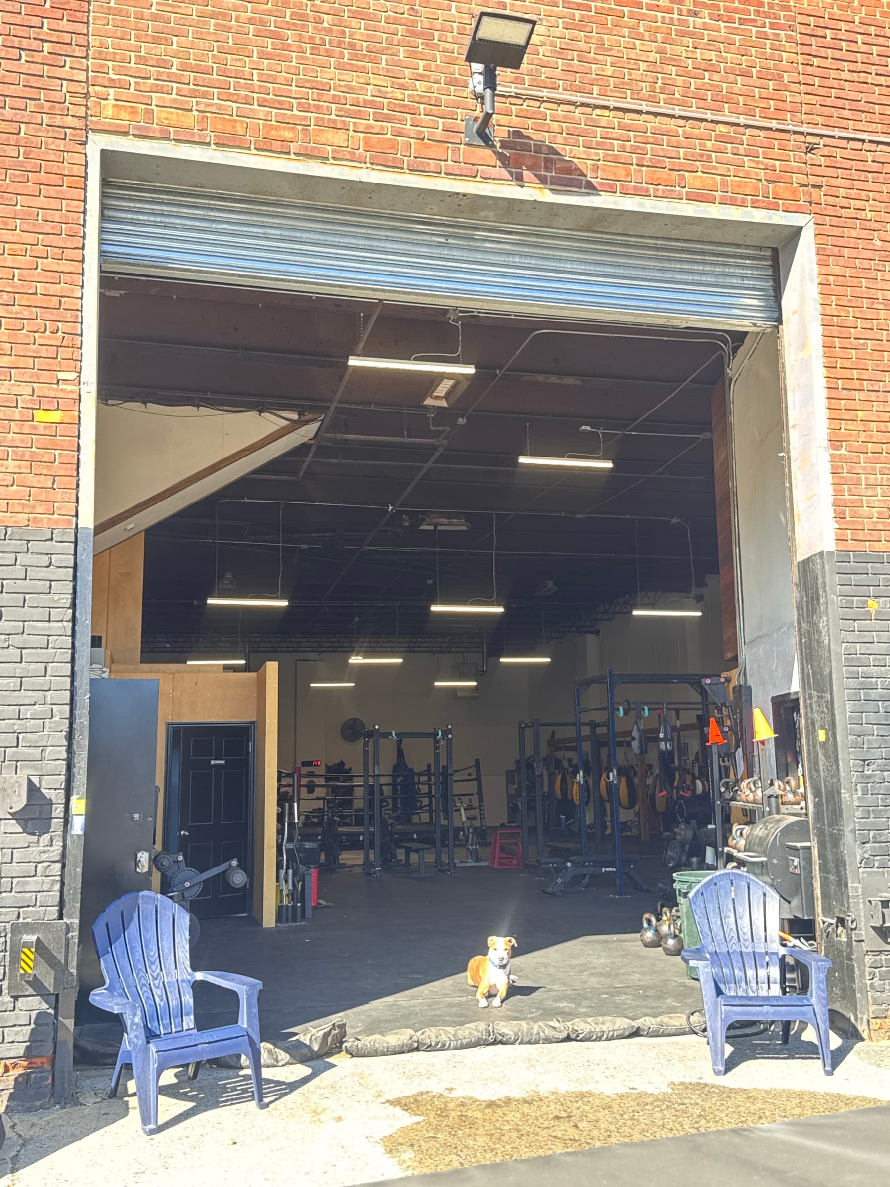 Diamondheart gym exterior view from the street in Bushwick Brooklyn