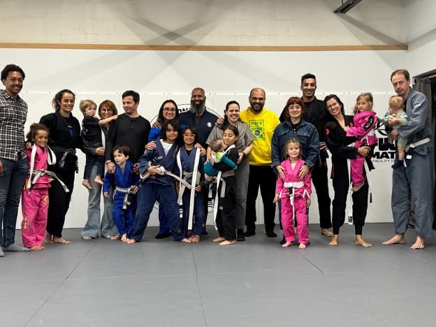 Youth BJJ class at Diamondheart Brooklyn