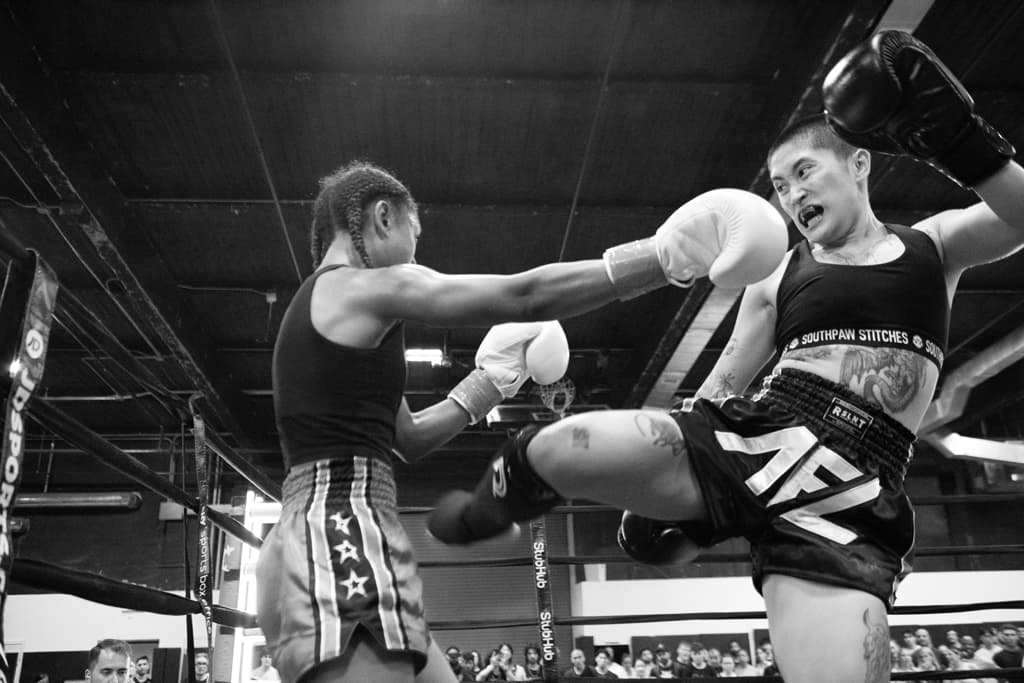 Muay Thai fight at Diamondheart Brooklyn