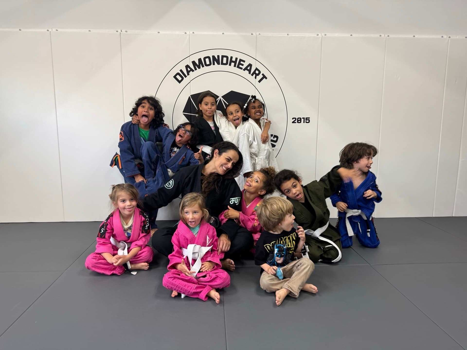 Youth BJJ class at Diamondheart Brooklyn